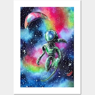 Trippy Galactic Origins Posters and Art